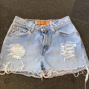 *Vintage* Levis Silvertab Cutoff Jean Shorts